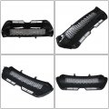 Gxywady Front Bumper Upper Lower Black Grille Set 2-pack Replacement For Corolla Se Xse Sedan 4-door 2017 2018 2019
