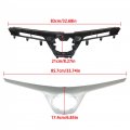 Gxywady Front Bumper Upper Lower Black Grille Set 2-pack Replacement For Corolla Se Xse Sedan 4-door 2017 2018 2019