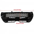 Gxywady Front Bumper Upper Lower Black Grille Set 2-pack Replacement For Corolla Se Xse Sedan 4-door 2017 2018 2019