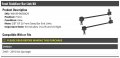 Front Stabilizer Sway Bar End Link Kit 2 Piece Compatible With 2005-2010 Kia Sportage