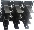 12 Pack 4 Inch Black L Shelf Bracket 1 5 Thicked Irons Metal Industrial Modern Bracket Brackets For Shelves Suppor4 Inch Black 