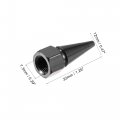 X Autohaux 8pcs Black Spike Wheel Tyre Tire Valve Air Stem Cap Cover Universal For Car Truck Motorcycle Bike