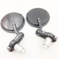 Smt-compatible With Aprilia Vespa Kymco Piaagio Agusta Ktm Bmw Carbon 7 8 Inch Bar End Mirrors B00rue2uw0