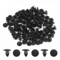 Uxcell 100pcs 5mm Hole Door Trim Fender Clips Push In Plastic Rivets Fasteners For Car