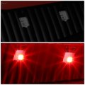 Black Smoke Lens 3d Led C-shape Stripe Tail Brake Lights Compatible With Ford F150 97-03 F250-f550 Super Duty 99-07