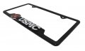 Marines Usmc 3d Black Metal License Plate Frame