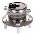 Ocpty New Wheel Hub Bearings Rear Axle 5 Lugs With Abs Compatible For Mazda 3 S Sedan 2014-2016 Oe Ha590547 Pack Of 1