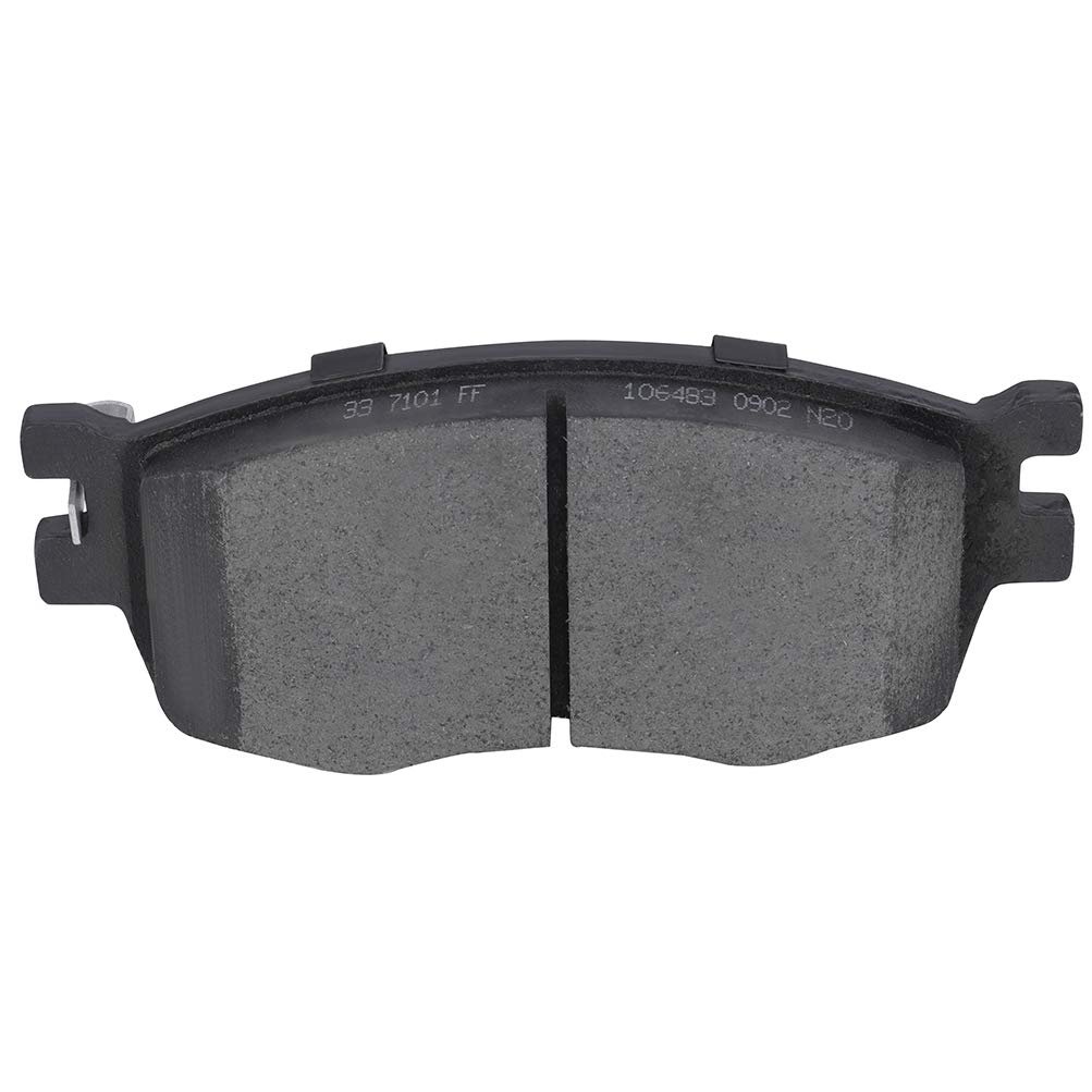 D1156 Front Disc Brake Pad Set For Hyundai Accent 2006 2011 Kia Rio And Rio5 Ceramic Pads With Hardware