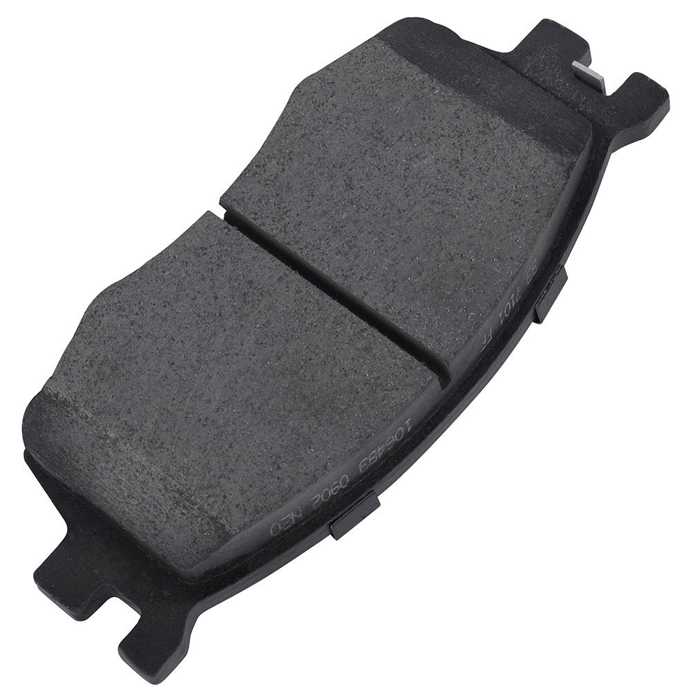 D1156 Front Disc Brake Pad Set For Hyundai Accent 2006 2011 Kia Rio And Rio5 Ceramic Pads With Hardware