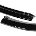 Auto Dynasty 3pc Cs2 Style Gloss Black Front Bumper Lip Spoiler Wing Body Kit Compatible With Subaru Impreza Wrx Sti 06-07