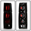 Acanii For Black Smoked 1986-1997 Hardbody Pickup Tail Lights Brake Lamps Taillights Taillamps Driver Passenger Side