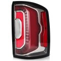 Tail Light Assembly Replacement For 2016-2018 Gmc Sierra 1500 Chrome Housing Clear Lens Right Side Bulbs Not Included 