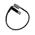 Toyota Hiace 2006-2014 Magnetic Crankshaft Position Sensor Metal Plastic Black Silver Blade Terminal Female Connector Gender 