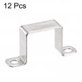 Uxcell U Shaped Connector Bracket 38 X 42mm 304 Stainless Steel For Door Closed Bar Holder Strut Channel 12pcs