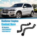 1 Set Upper And Lower Radiator Coolant Water Hose For Bmw X5 2001-2006 3 0i 0l L6 Gas No 11537508688 11537500733