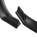 Auto Dynasty 3pcs Car Front Bumper Lip Spoiler Wing Body Kit Compatible With Audi Vw Golf 14-17 Matte Black