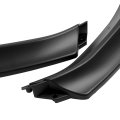 Auto Dynasty 3pcs Car Front Bumper Lip Spoiler Wing Body Kit Compatible With Audi Vw Golf 14-17 Matte Black