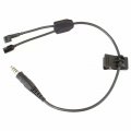 Armorwerx Y-cable Boom Harness Assembly For Peltor Comtac 