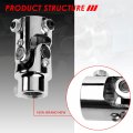 Universal 3 2 Inches Length 38 Degree Working Angel Single Steering Shaft U Joint 9 16 26 Spline X 1 Dd Stainless Steel