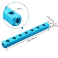 Baomain Manifold Block Pneumatic 7 Way 10 Port 1 4 Pt Threaded Ports Quick Connect Air Hose Inline