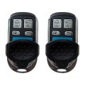 2-pack Garage Door Remote Opener For Red Learn Button Receivers Liftmaster Chamberlain Sears Raynor 
