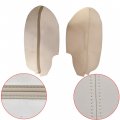 Labwork 2pcs Beige Artificial Leather Door Panel Armrest Cover Replacement For 2009-2014 Acura Tsx