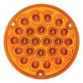 Amber 4 In 24 Led Stop Turn Tail Load Light Model 76150 Waterproof Polycarbonate Lens For Trucks Dot Compliant 12v With 1156 