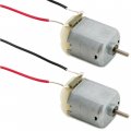 2 Pack 6v Dc Motor With Wire Leads 90 Rpm 1 X 0 8 0 6 By Ex Electronix Express 