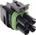 Allstar Performance All76296 4 Pin Weather Pack Square Tower Housing 