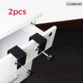Universal C Clamp Cabinet Installation Clamps 2pcs Heavy Duty Furniture Steel Drawer Front Flexible Drill Hole Guide Design For