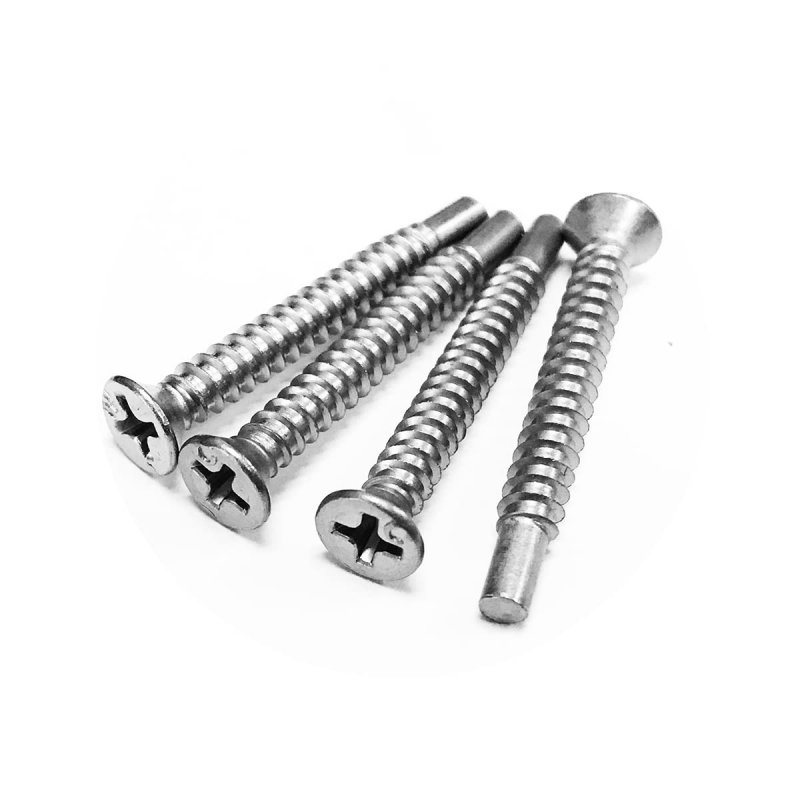 Stainless Steel Screws For Framed Shower Door Panels No 8 Sheet Metal Fasteners 1 3 In Length Pack Of 4