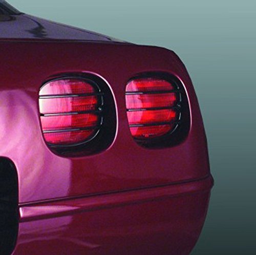 1991 To 1996 Corvette Tail Light Louver Set Silver 4 Piece Abs