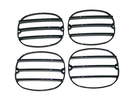 1991 To 1996 Corvette Tail Light Louver Set Silver 4 Piece Abs