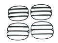 1991 To 1996 Corvette Tail Light Louver Set Silver 4 Piece Abs