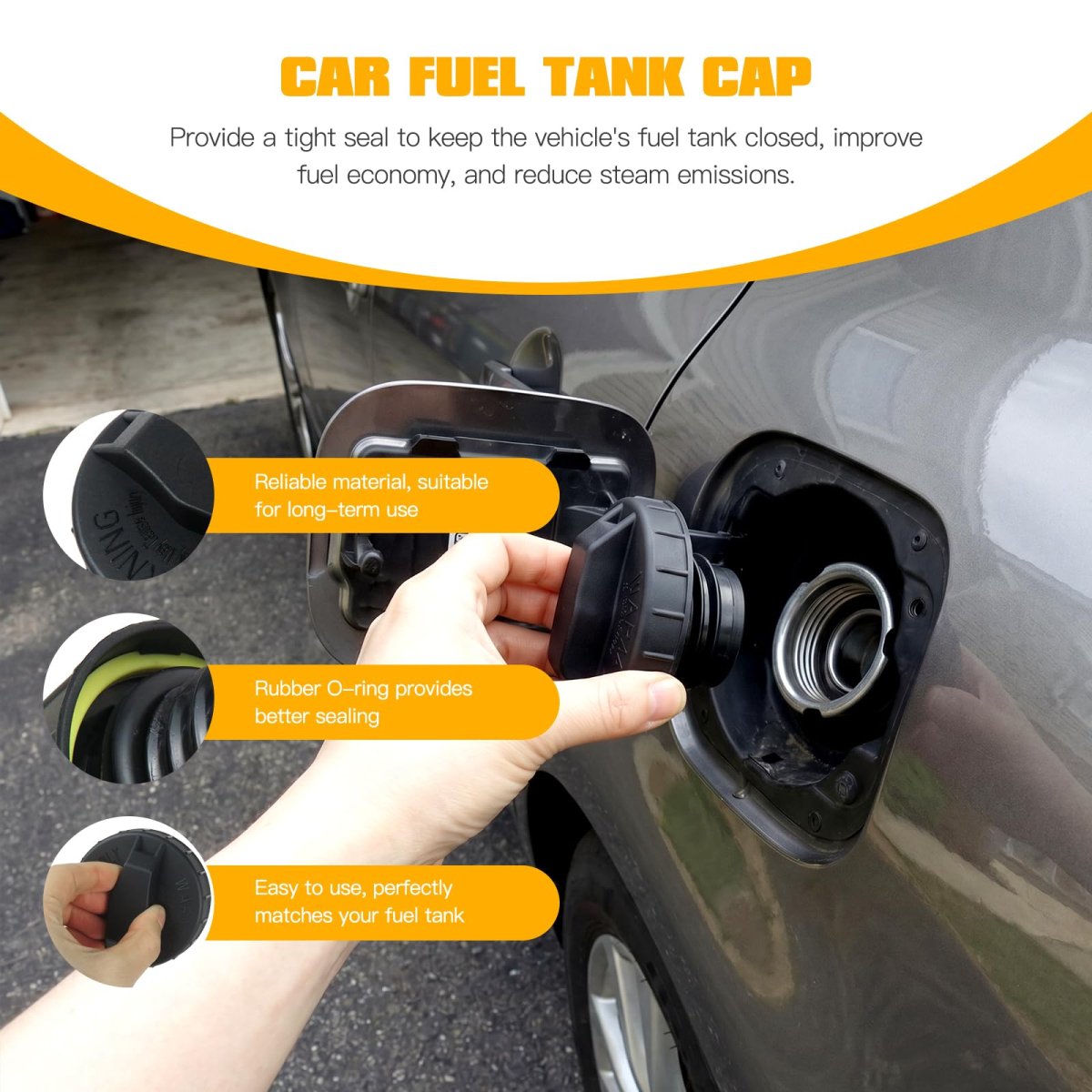 Fuel Tank Cap For Toyota Camry 83 23 Corolla Rav4 00 Tacoma 99 Honda Accord 90 17 Civic 92 15 Cr V 97 16 Replaces 97218702