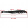 Wflnhb 335mm Black Shocks Replacement For Honda S65 Cl Ct70 Xl75 Cm S90 Cm91
