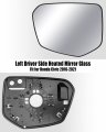 Left Driver Side Mirror Glass Replacement With Power Heated Fit For Honda Civic 2016-2021 Envix 2018-2022 Crider 2019-2022