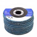 50 Pcs 4-1 2 X 7 8 80 Grits Premium Zirconia Flap Discs Grinding Wheel Sandpaper For