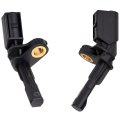 Abs Wheel Speed Sensor Left Right Rear Fit For 2006-2012 Vw Gti 2005-2014 Jetta Als468 Als469 2pcs 