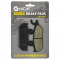 Niche Front Left Brake Pad Set For Yamaha 1xd-25805-00-00 Can-am 705601149 Organic