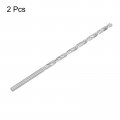 Uxcell 2pcs 8 5mmdia 250mm Length High-speed Steel Straight Round Shank Twist Drill Bit