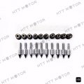 10 Piece Windscreen Windshield Bolts Screw Kit M5 X 15mm Chrome For Suzuki Yamaha Kawasaki Triumph And Ducati Motorcycles