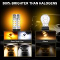 7443 Led Bulbs Built In Resistor Error Free Canbus Amber Turn Signal Light White Side 7444na T20 7441 7505 W21w 12v 360