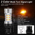 7443 Led Bulbs Built In Resistor Error Free Canbus Amber Turn Signal Light White Side 7444na T20 7441 7505 W21w 12v 360