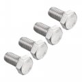 Uxcell M16 Hex Bolt M16-2 X 30mm 304 Stainless Steel 4 8 Grade Fully Threaded Hexagonal Head Screw Bolts 4pcs