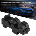 Fydun Car Switch Power Master Window For Honda Civic Cx Ex Hx Lx Si 4 Door 1996-2000 83593-s04-9500