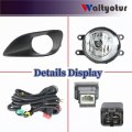 Fog Light Assembly Kit For Yaris 2007 2008 2009 2010 2011 Left And Right Side Lamps With Wiring Harness Switch Replacement