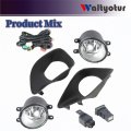 Fog Light Assembly Kit For Yaris 2007 2008 2009 2010 2011 Left And Right Side Lamps With Wiring Harness Switch Replacement