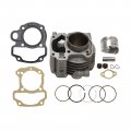 Topteng 50mm Cylinder Piston Gasket Rebuild Kit 108cc Fit For Honda Lead Nhx110 2008-2015 Head