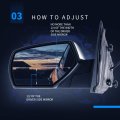 Aintier Driver Side Mirror Compatible With 2014-2017 For Chevy Silverado 1500 Gmc Sierra Chrome Power Heated 23499738 22889518